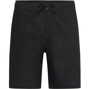 Anerkjendt Aklt James Cot/Linen Ela Shorts L CAVIAR L Anerkjendt Aklt James Cot/Linen Ela Shorts L CAVIAR L