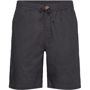 Anerkjendt Aklt James Cot/Linen Ela Shorts S DARK GREY S Anerkjendt Aklt James Cot/Linen Ela Shorts S DARK GREY S