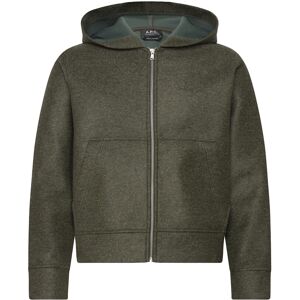 A.P.C. Sweatshirt Alvin XXS VERT FONCE XXS A.P.C. Sweatshirt Alvin XXS VERT FONCE XXS