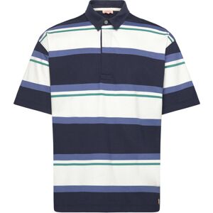 Armor Lux Striped Polo Shirt Short Sleeves Héritage L MD/MILK/OBSCUR/DEEP JUNGLE L Armor Lux Striped Polo Shirt Short Sleeves Héritage L MD/MILK/OBSCUR/DEEP JUNGLE L