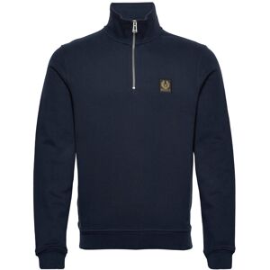 Belstaff Quarter Zip Sweatshirt Dark Ink M DARK INK M Belstaff Quarter Zip Sweatshirt Dark Ink M DARK INK M
