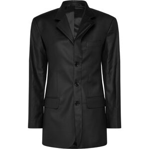 BETTTER Folded Blazer With Slits L BLACK L BETTTER Folded Blazer With Slits L BLACK L