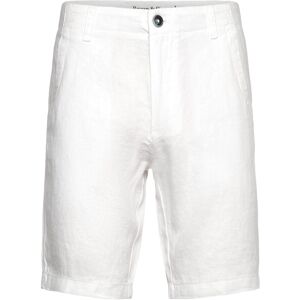 Bruun & Stengade Bs Peppon Regular Fit Shorts 34 WHITE 34 Bruun & Stengade Bs Peppon Regular Fit Shorts 34 WHITE 34
