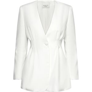 Malina Juno Collarless Suit Blazer M IVORY M Malina Juno Collarless Suit Blazer M IVORY M