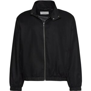 Calvin Ls Linen Harrington Jkt M BLACK M Calvin Ls Linen Harrington Jkt M BLACK M