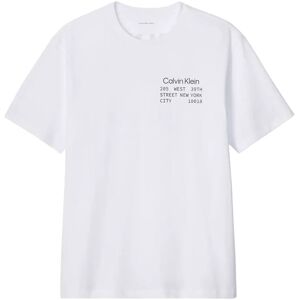 Calvin Ss 30S Whsl Ckj Ck Box Graphic T M BRILLIANT WHITE M Calvin Ss 30S Whsl Ckj Ck Box Graphic T M BRILLIANT WHITE M