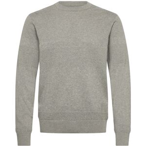 Casual Friday Cfkarl Crew Neck Fisherman Knit XL LIGHT GREY MELANGE XL Casual Friday Cfkarl Crew Neck Fisherman Knit XL LIGHT GREY MELANGE XL