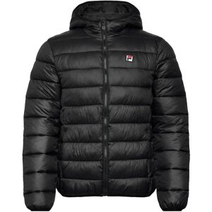FILA Milano Regular Hooded Thin Puffer Jacket S BLACK S FILA Milano Regular Hooded Thin Puffer Jacket S BLACK S