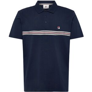 FILA Diecimo Regular Heritage Tape Polo Shirt M BLACK IRIS M FILA Diecimo Regular Heritage Tape Polo Shirt M BLACK IRIS M