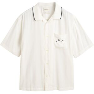 Gant Rel Viscose Ss Shirt L EGGSHELL L Gant Rel Viscose Ss Shirt L EGGSHELL L