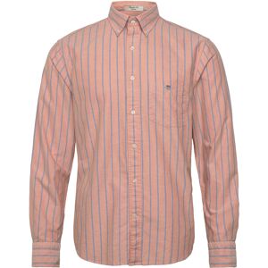 Gant Reg Classic Oxford Stripe Shirt XXXL ORANGE BRONZE XXXL Gant Reg Classic Oxford Stripe Shirt XXXL ORANGE BRONZE XXXL