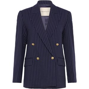 Gant Pinstripe Reg Club Blazer 38 EVENING BLUE 38 Gant Pinstripe Reg Club Blazer 38 EVENING BLUE 38