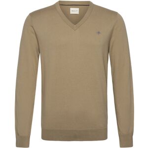 Gant Shield Cotton V-Neck L DRIED KHAKI L Gant Shield Cotton V-Neck L DRIED KHAKI L