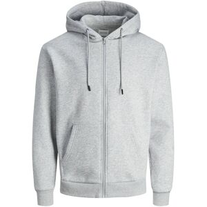 Jack & Jones Jjebradley Sweat Zip Hood Noos XXL LIGHT GREY MELANGE XXL Jack & Jones Jjebradley Sweat Zip Hood Noos XXL LIGHT GREY MELANGE XXL