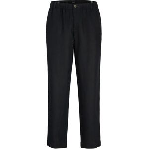 Jack & Jones Jpstkarl Lawrence Linen Chino Sn L BLACK L Jack & Jones Jpstkarl Lawrence Linen Chino Sn L BLACK L