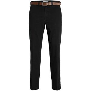 Jack & Jones Jpstollie Franco Chino W Belt 30 x 34 BLACK 30 x 34 Jack & Jones Jpstollie Franco Chino W Belt 30 x 34 BLACK 30 x 34