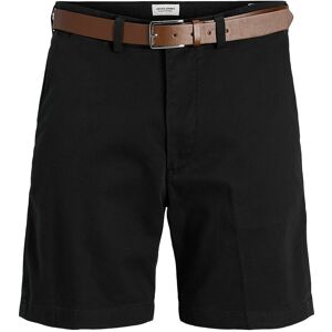 Jack & Jones Jpstmarco Franco Chino Shorts W Belt Srt L BLACK L Jack & Jones Jpstmarco Franco Chino Shorts W Belt Srt L BLACK L