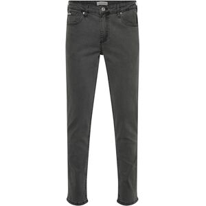 Lindbergh Tapered Fit Jeans Stone Wash 38 x 34 GREY 38 x 34 Lindbergh Tapered Fit Jeans Stone Wash 38 x 34 GREY 38 x 34