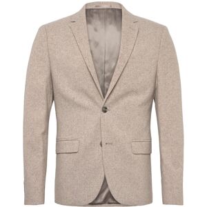 Lindbergh Flannel Wool Blend Blazer 54 DK SAND MEL 54 Lindbergh Flannel Wool Blend Blazer 54 DK SAND MEL 54