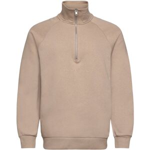 Lindbergh Half Zip Raglan Sweatshirt XXL DK SAND MEL XXL Lindbergh Half Zip Raglan Sweatshirt XXL DK SAND MEL XXL
