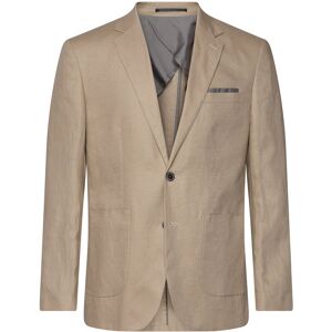 Lindbergh Black Half Lined Linen Blazer 56 SAND 56 Lindbergh Black Half Lined Linen Blazer 56 SAND 56