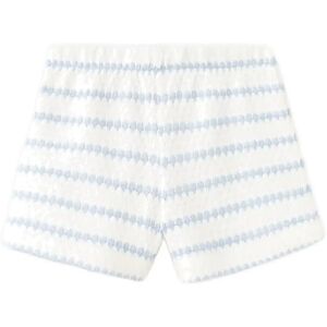 Mango Striped Crochet Shorts 2-3 LT-PASTEL BLUE 2-3 Mango Striped Crochet Shorts 2-3 LT-PASTEL BLUE 2-3
