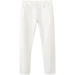 Mango Slim Fit Ultra Soft Touch Patrick Jeans 44 NATURAL WHITE 44 Mango Slim Fit Ultra Soft Touch Patrick Jeans 44 NATURAL WHITE 44