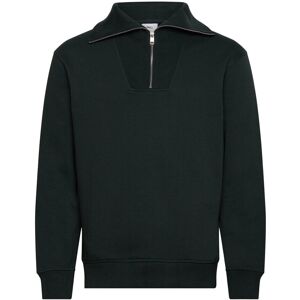 Mango Regular-Fit Zip-Neck Sweatshirt S GREEN S Mango Regular-Fit Zip-Neck Sweatshirt S GREEN S