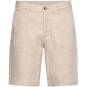 Mango Slim-Fit 100% Linen Bermuda Shorts 38 LIGHT BEIGE 38 Mango Slim-Fit 100% Linen Bermuda Shorts 38 LIGHT BEIGE 38