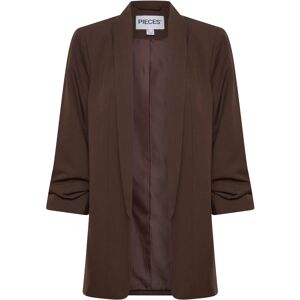 Pieces Pcbosella 3/4 Blazer Noos Bc L HOT FUDGE L Pieces Pcbosella 3/4 Blazer Noos Bc L HOT FUDGE L