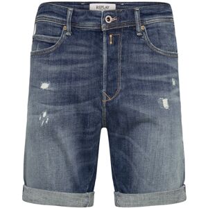 Replay Rbj.981 Short Shorts Tapered Aged 34 MEDIUM BLUE 34 Replay Rbj.981 Short Shorts Tapered Aged 34 MEDIUM BLUE 34