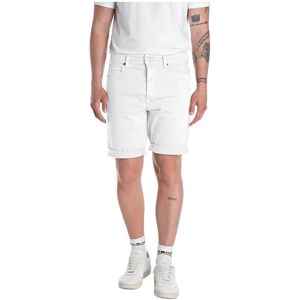 Replay Rbj.981 Short Shorts Tapered 34 WHITE 34 Replay Rbj.981 Short Shorts Tapered 34 WHITE 34