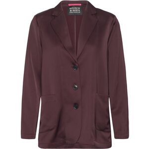 Scotch & Soda Sb Satin Blazer S DARK BORDEAUX S Scotch & Soda Sb Satin Blazer S DARK BORDEAUX S