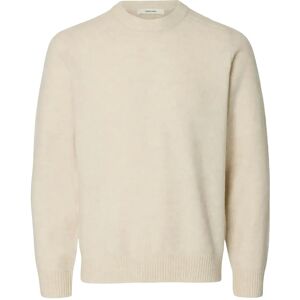 Selected Slmrai Ls Knit Crew Neck Noos S OATMEAL S Selected Slmrai Ls Knit Crew Neck Noos S OATMEAL S