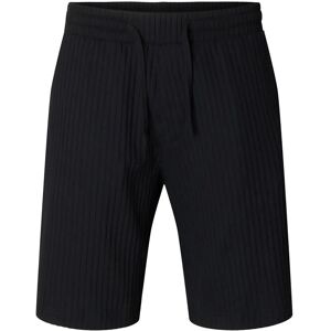 Selected Slmrelaxsimon Ribbed Shorts M BLACK M Selected Slmrelaxsimon Ribbed Shorts M BLACK M