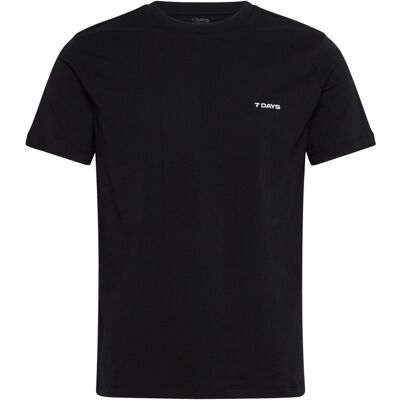 7 DAYS Active Basic Tee XXL 001 BLACK XXL 7 DAYS Active Basic Tee XXL 001 BLACK XXL