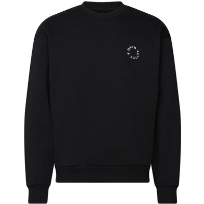 7 DAYS Active Organic Regular Crewneck L 001 BLACK L 7 DAYS Active Organic Regular Crewneck L 001 BLACK L