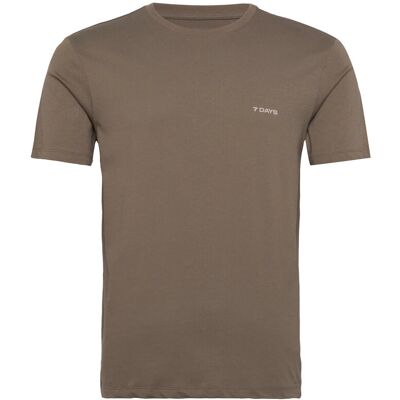 7 DAYS Active Organic Basic Tee XS 071 MAJOR BROWN XS 7 DAYS Active Organic Basic Tee XS 071 MAJOR BROWN XS