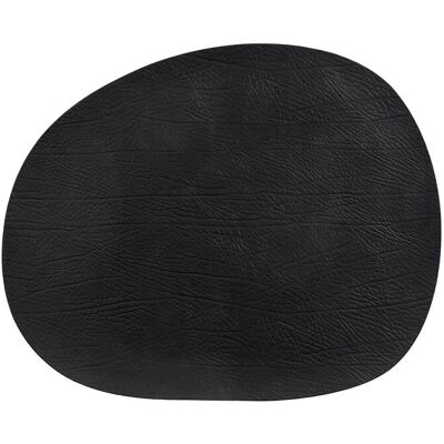 Aida Raw Organic Placemat H0.5CM BLACK H0.5CM Aida Raw Organic Placemat H0.5CM BLACK H0.5CM