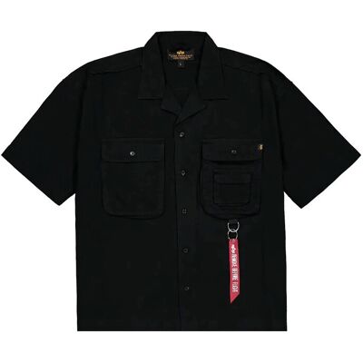 Alpha Industries Aloha Safari Shirt XXL BLACK XXL Alpha Industries Aloha Safari Shirt XXL BLACK XXL