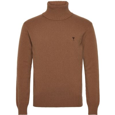 Ami De Coeur Turtle Neck Sweater XL 216 : NOISETTE XL Ami De Coeur Turtle Neck Sweater XL 216 : NOISETTE XL