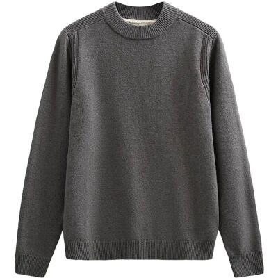 Anerkjendt Akrico Lambswool Knit S GRANITE GRAY S Anerkjendt Akrico Lambswool Knit S GRANITE GRAY S