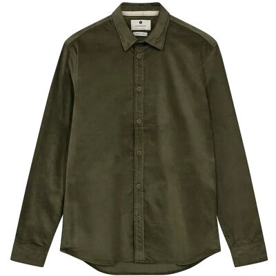 Anerkjendt Akleif Solid Cord Shirt L FOREST NIGHT L Anerkjendt Akleif Solid Cord Shirt L FOREST NIGHT L