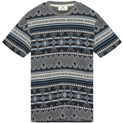 Anerkjendt Akkikki Jacquard Tee XS DARK GREY MELANGE XS Anerkjendt Akkikki Jacquard Tee XS DARK GREY MELANGE XS