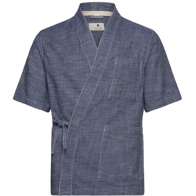 Anerkjendt Akjesper Twill S/S Kimono XL SKY CAPTAIN XL Anerkjendt Akjesper Twill S/S Kimono XL SKY CAPTAIN XL