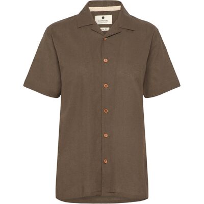 Anerkjendt Akleo S/S Cot/Linen Shirt S CUB S Anerkjendt Akleo S/S Cot/Linen Shirt S CUB S