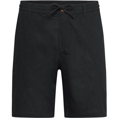 Anerkjendt Aklt James Cot/Linen Ela Shorts M CAVIAR M Anerkjendt Aklt James Cot/Linen Ela Shorts M CAVIAR M