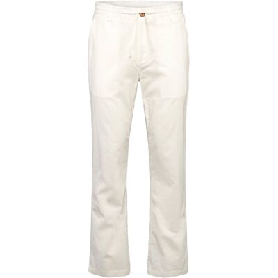 Anerkjendt Akjan Cot/Linen Ela Pants M TOFU M Anerkjendt Akjan Cot/Linen Ela Pants M TOFU M