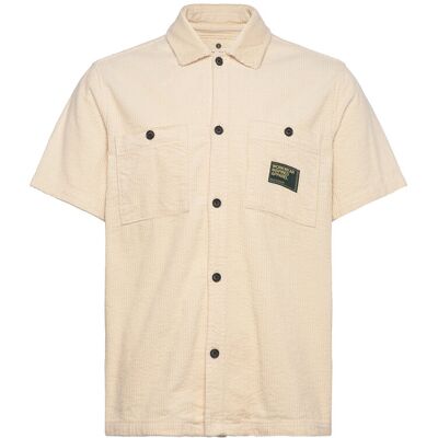 Anerkjendt Aktheo Corduroy S/S Shirt XL TOFU XL Anerkjendt Aktheo Corduroy S/S Shirt XL TOFU XL