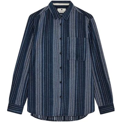 Anerkjendt Akleif Brushed Stripe S SKY CAPTAIN S Anerkjendt Akleif Brushed Stripe S SKY CAPTAIN S